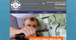 Desktop Screenshot of a1plumbingdraindoctor.com